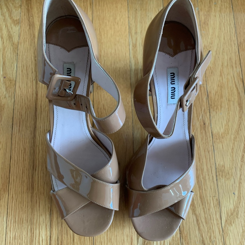 Miu Miu Nude high heels